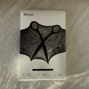 Sheertex Black Semi Opaque Rip Resistant Sheer Tights